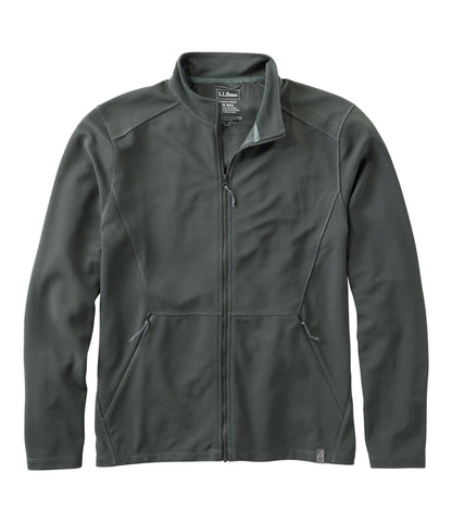 L.L.Bean Men's VentureStretch Ottoman Jacket, Full-Zip Shadow Green
