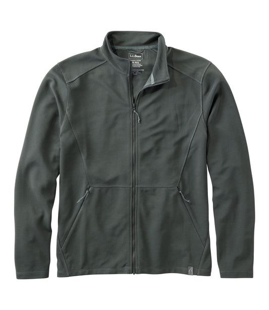 L.L.Bean Men's VentureStretch Ottoman Jacket, Full-Zip Shadow Green