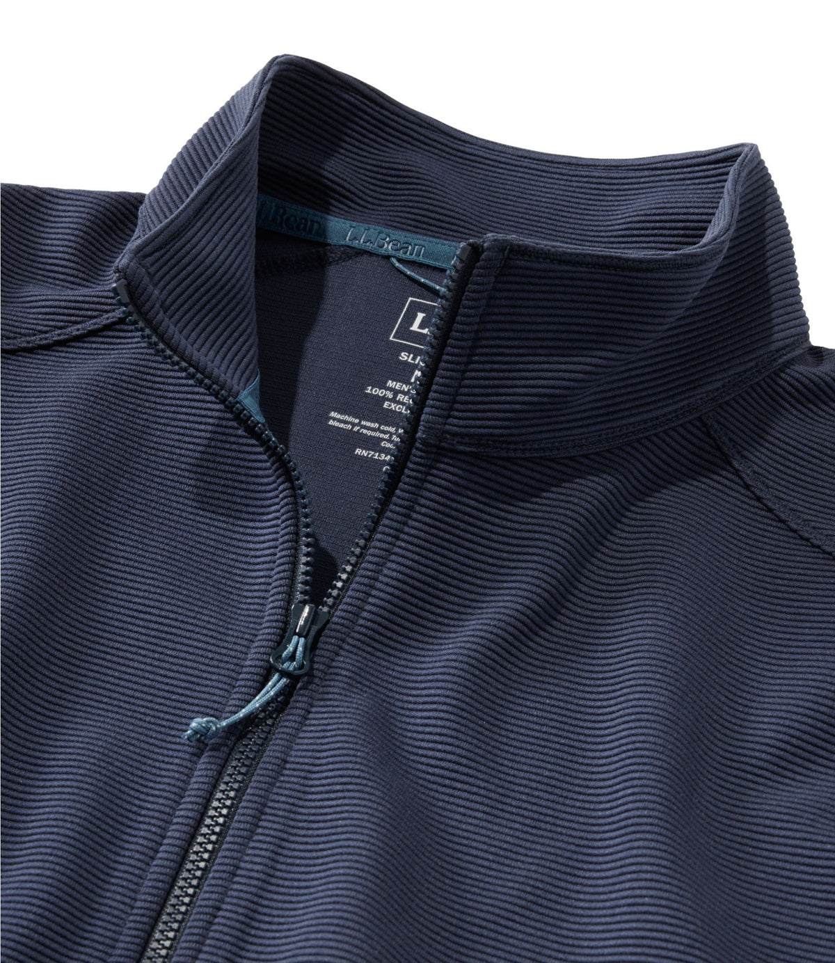 L.L.Bean Men's VentureStretch Ottoman Jacket, Full-Zip Shadow Green