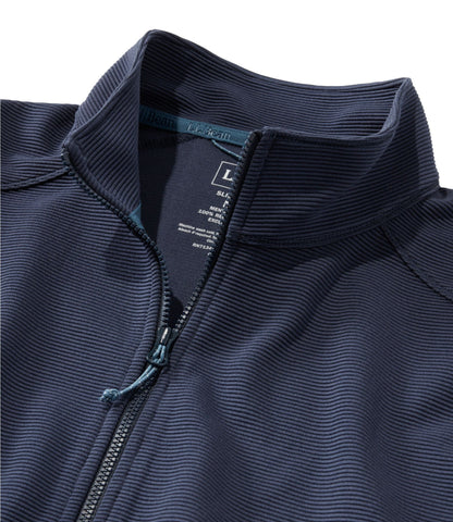 L.L.Bean Men's VentureStretch Ottoman Jacket, Full-Zip Shadow Green