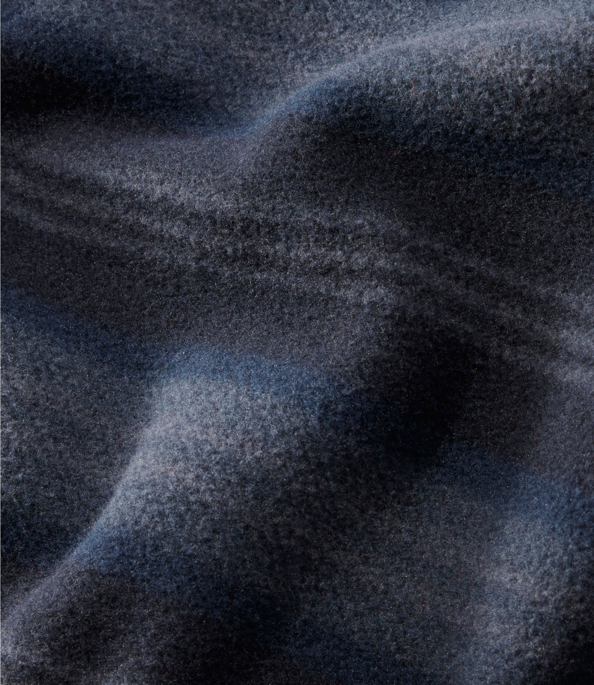L.L.Bean Men's Bean's Mariner Fleece Shirt, Print Dark Navy Stripe