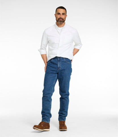 L.L.Bean Men's Double L® Jeans, Classic Fit Dark Khaki