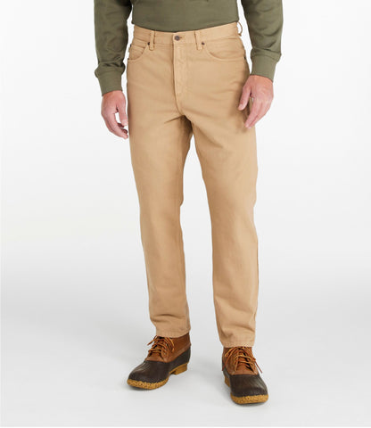 L.L.Bean Men's Double L® Jeans, Classic Fit Dark Khaki