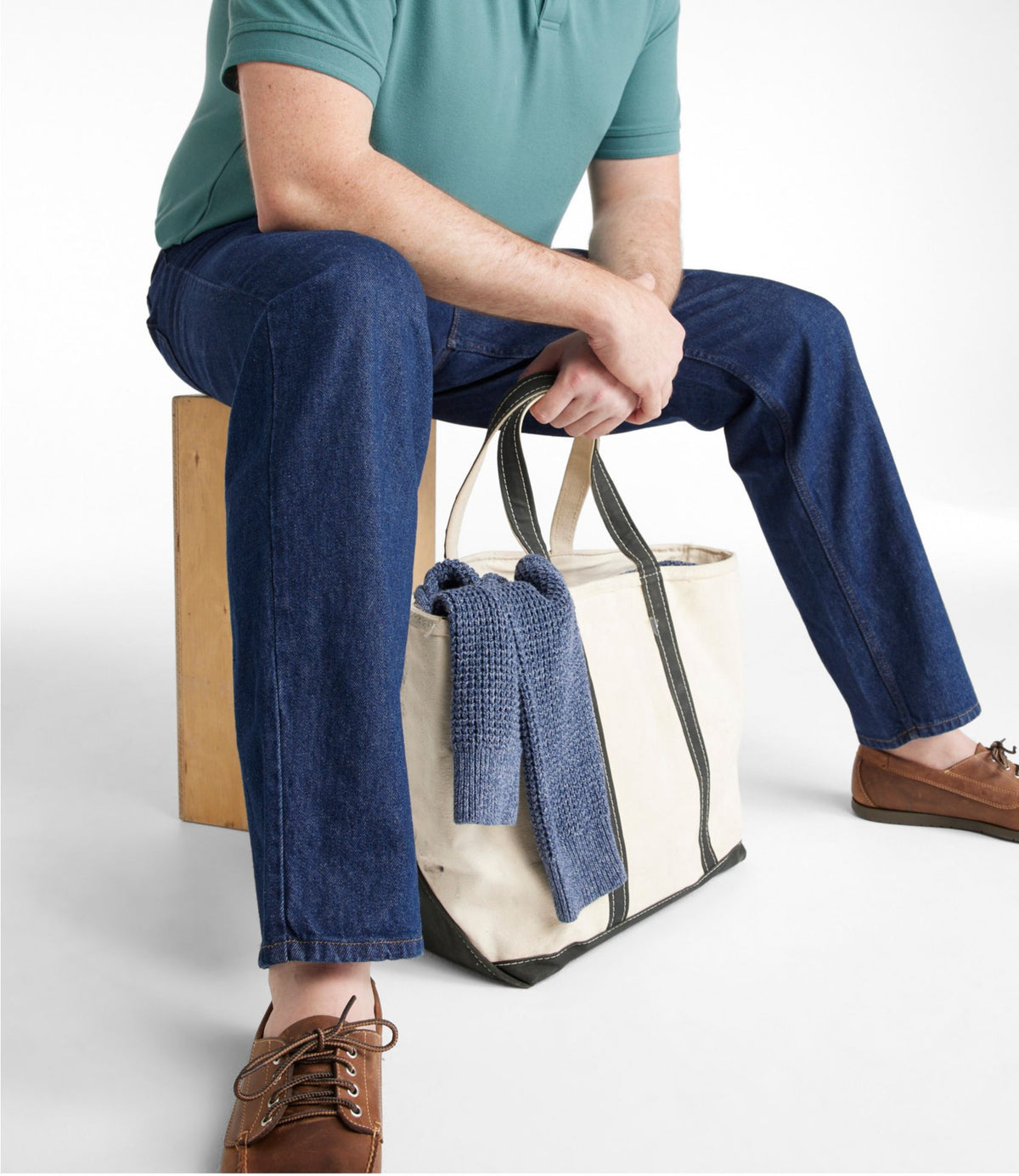 L.L.Bean Men's Double L® Jeans, Classic Fit Dark Khaki