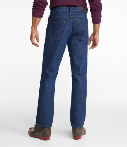 L.L.Bean Men's Double L® Jeans, Standard Fit Dark Wash