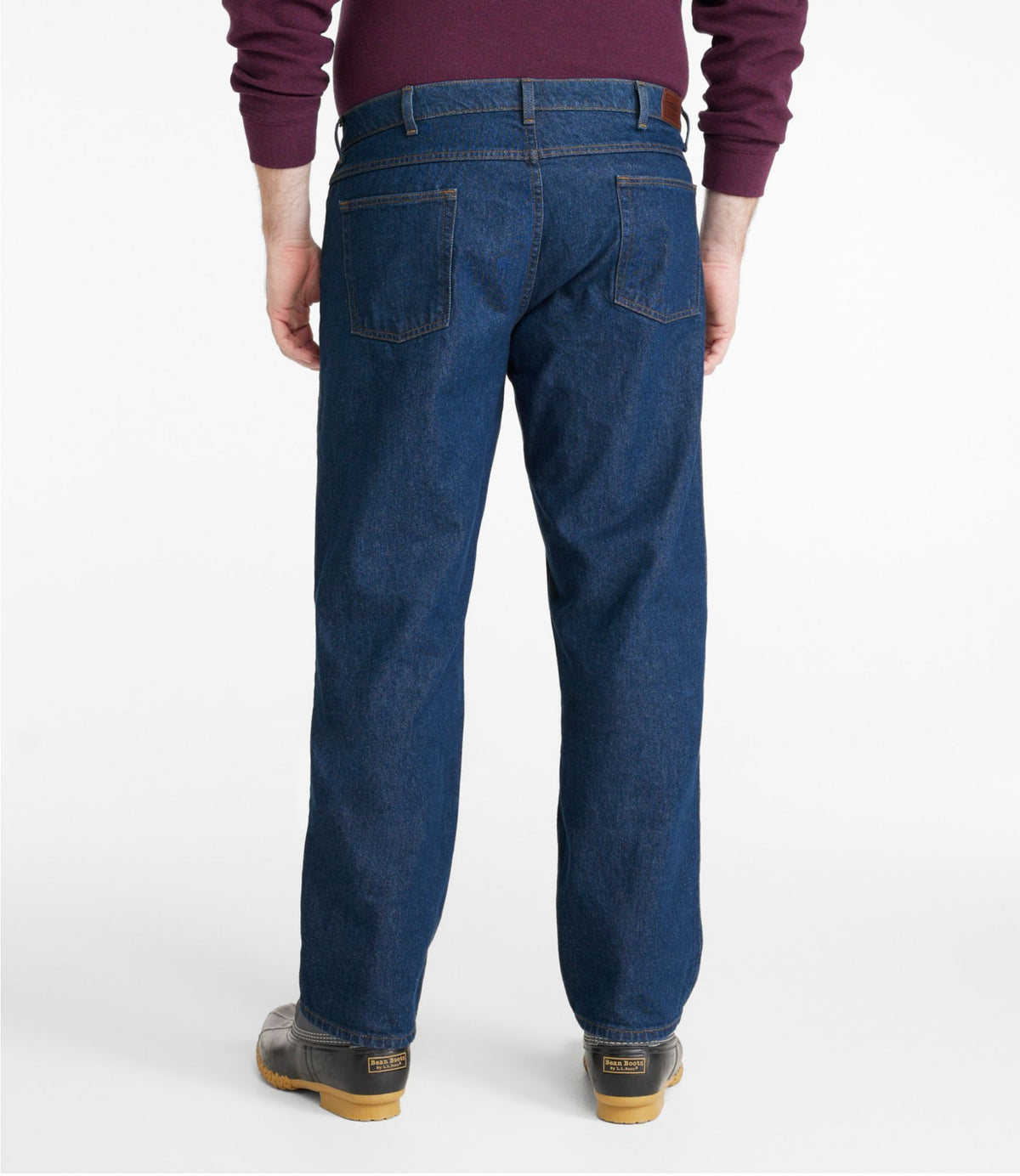 L.L.Bean Men's Double L® Jeans, Standard Fit Dark Wash