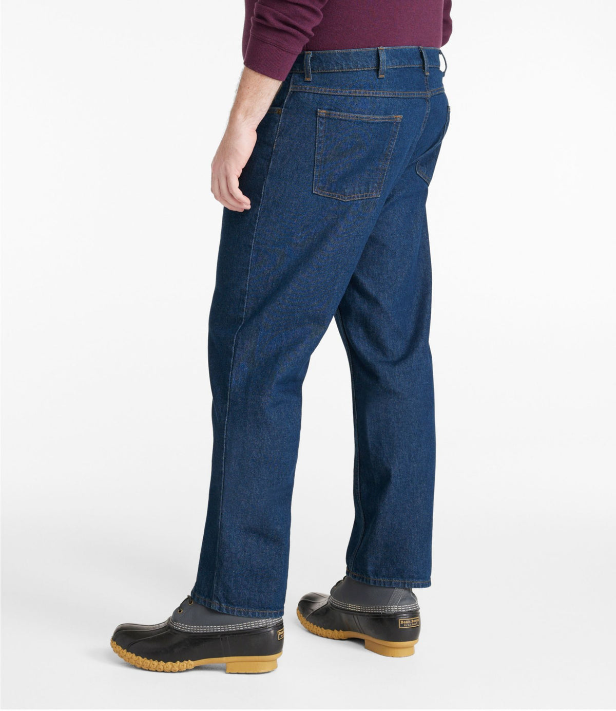 L.L.Bean Men's Double L® Jeans, Standard Fit Dark Wash