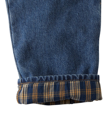 L.L.Bean Men's Double L® Jeans, Relaxed Fit, Flannel-Lined Stonewashed