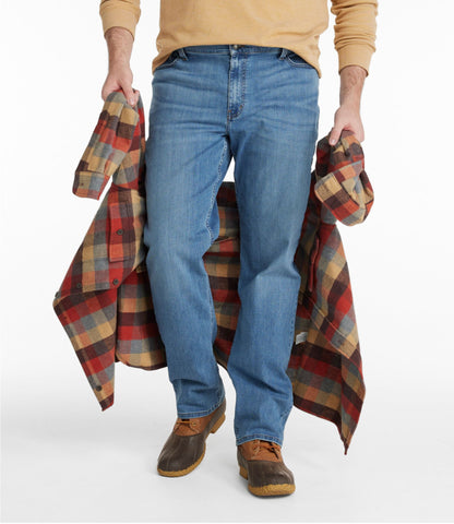 L.L.Bean Men's BeanFlex® Jeans, Standard Athletic Fit Clay Dust