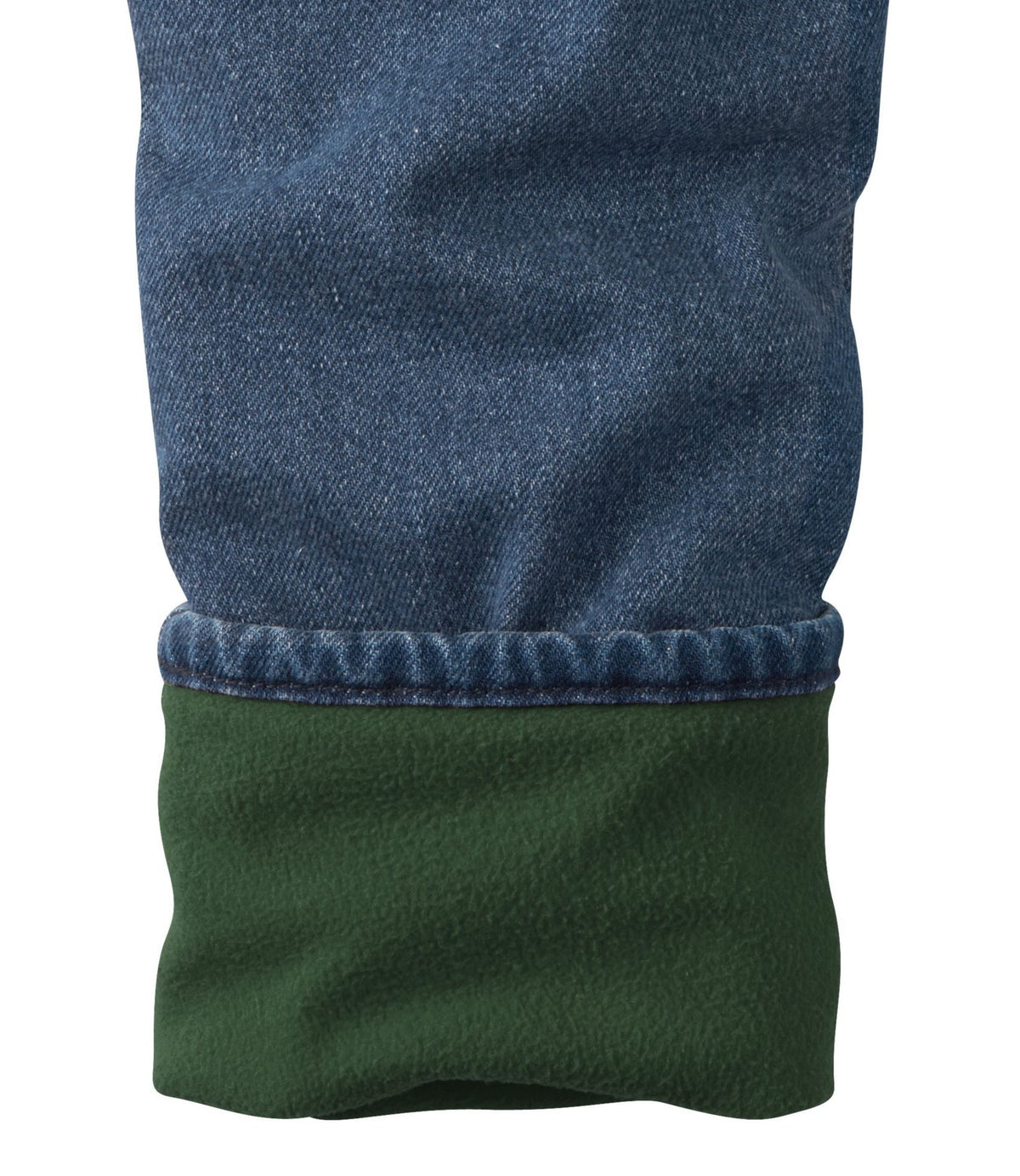 L.L.Bean Men's Double L® Jeans, Relaxed Fit, Fleece-Lined Stonewashed