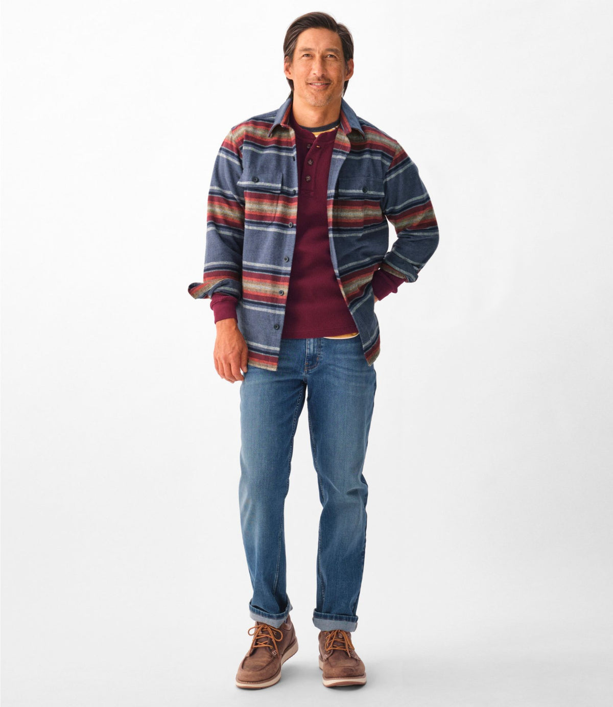 L.L.Bean Men's BeanFlex® Jeans, Slim Fit Clay Dust