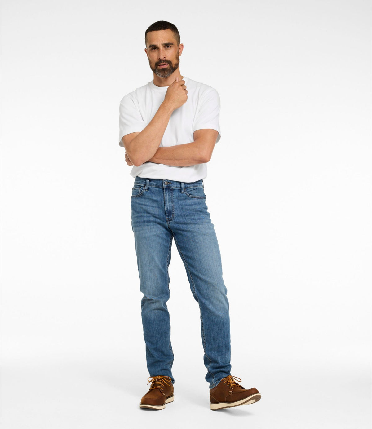 L.L.Bean Men's BeanFlex® Jeans, Slim Fit Clay Dust