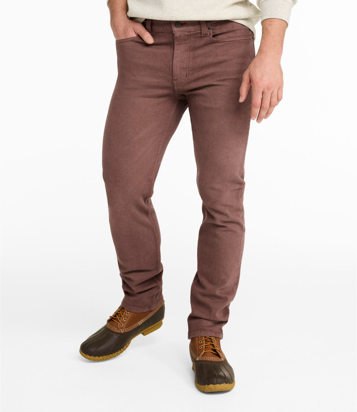 L.L.Bean Men's BeanFlex® Jeans, Slim Fit Clay Dust