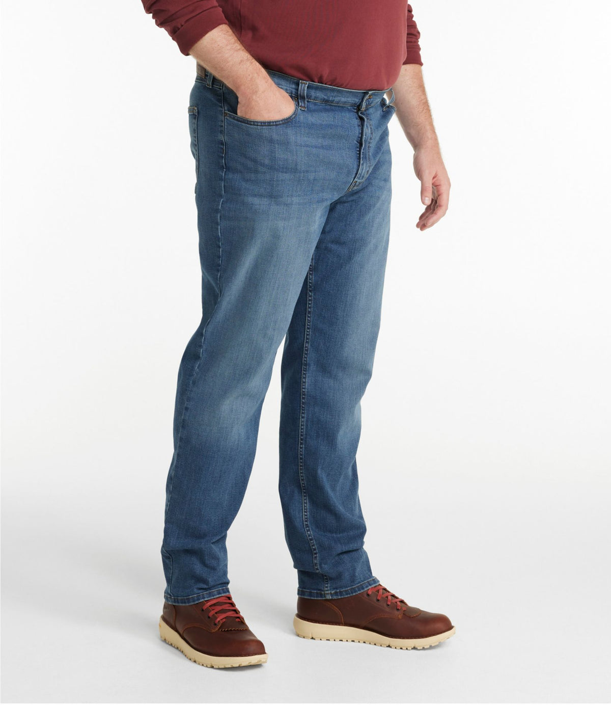 L.L.Bean Men's BeanFlex® Jeans, Slim Fit Clay Dust