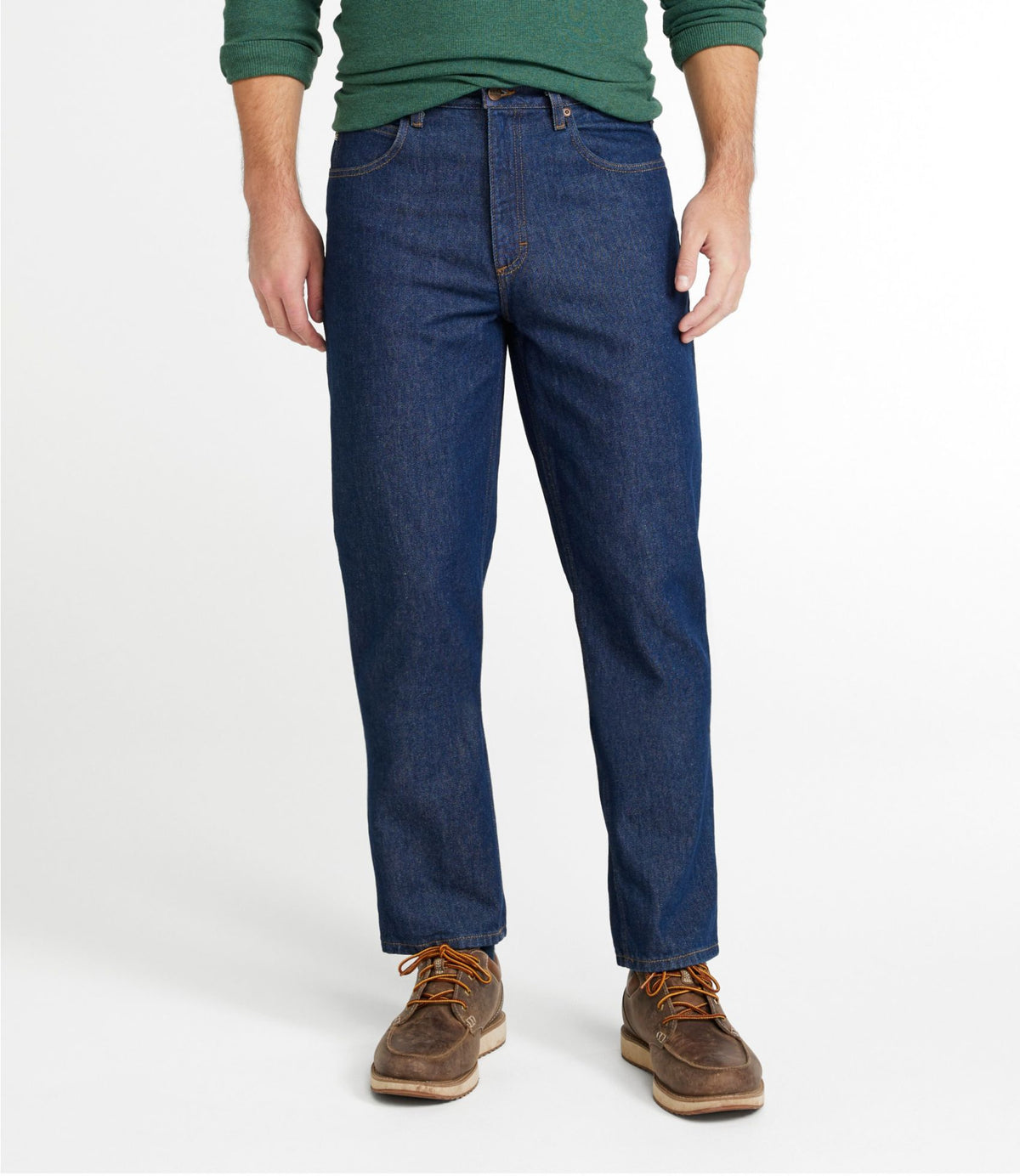 L.L.Bean Men's Double L® Jeans, Relaxed Fit Dark Wash