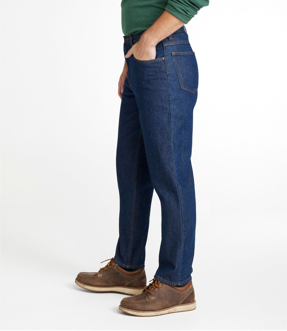 L.L.Bean Men's Double L® Jeans, Relaxed Fit Dark Wash