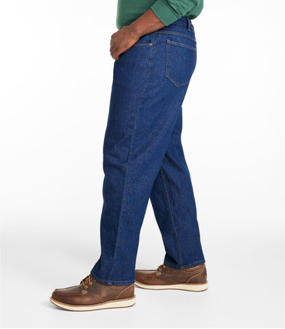 L.L.Bean Men's Double L® Jeans, Relaxed Fit Dark Wash