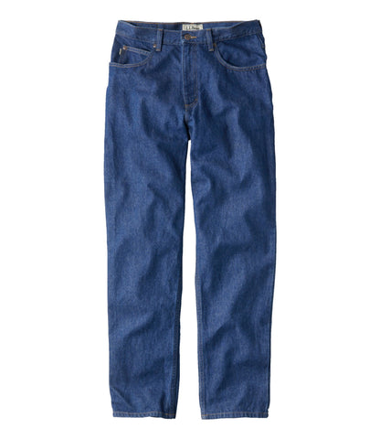 L.L.Bean Men's Double L® Jeans, Natural Fit Dark Wash