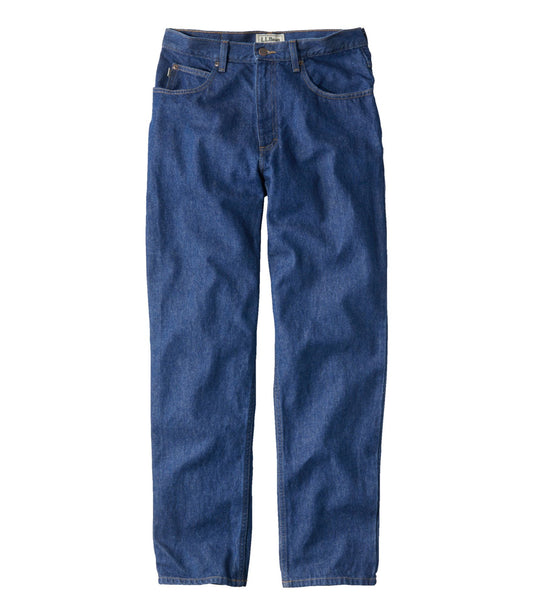 L.L.Bean Men's Double L® Jeans, Natural Fit Dark Wash