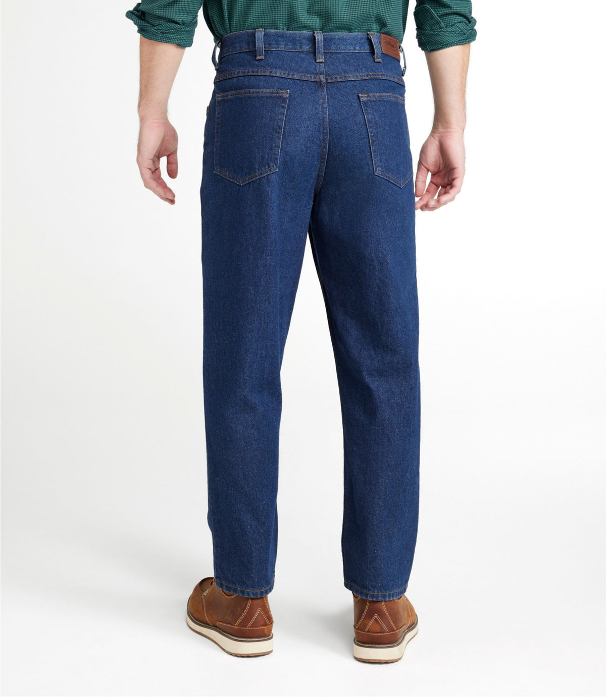 L.L.Bean Men's Double L® Jeans, Natural Fit Dark Wash