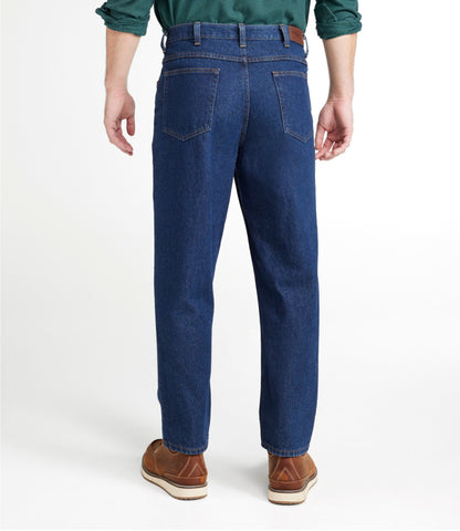 L.L.Bean Men's Double L® Jeans, Natural Fit Dark Wash
