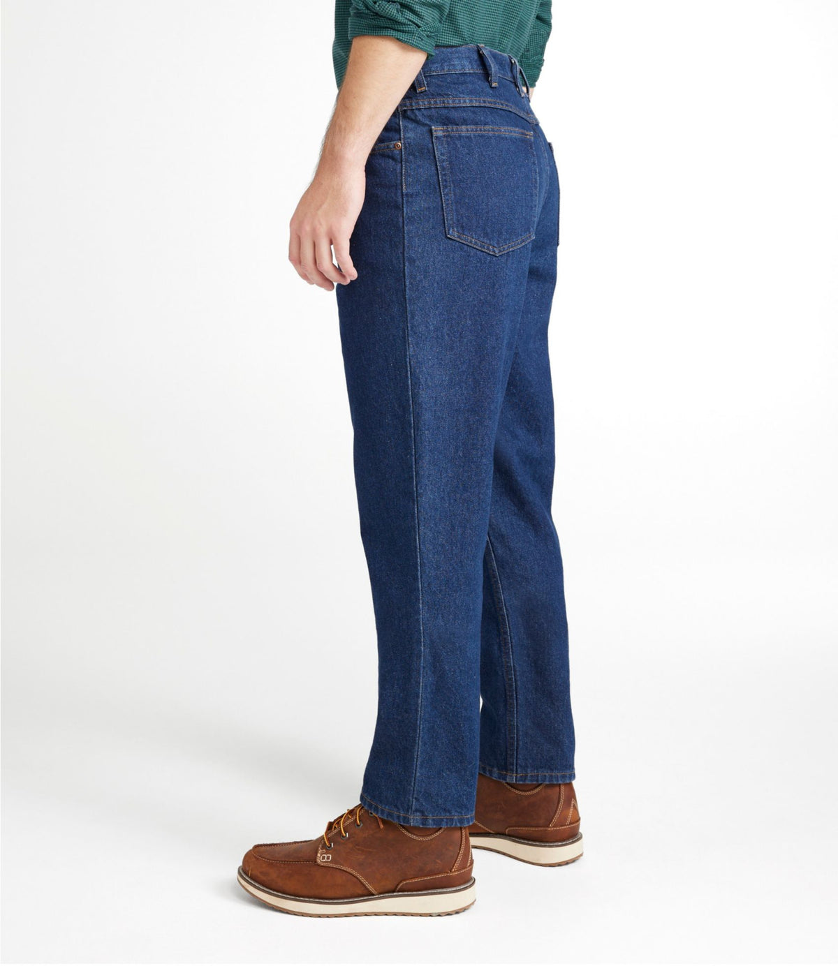 L.L.Bean Men's Double L® Jeans, Natural Fit Dark Wash