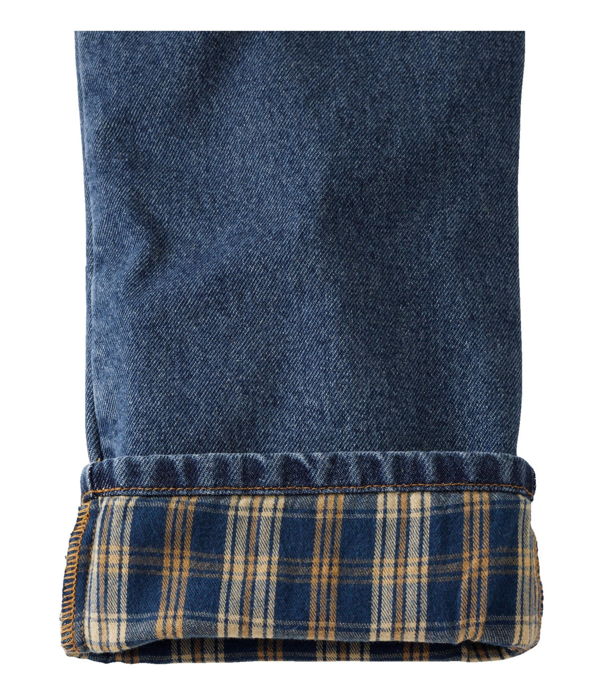 L.L.Bean Men's Double L® Jeans, Classic Fit, Flannel-Lined Stonewashed