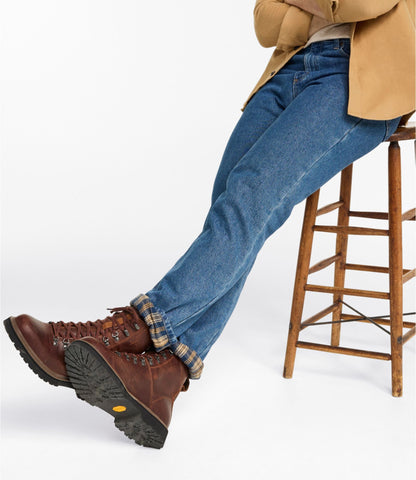 L.L.Bean Men's Double L® Jeans, Classic Fit, Flannel-Lined Stonewashed
