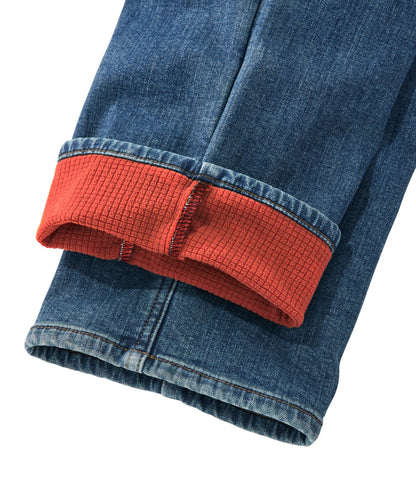 L.L.Bean Men's BeanFlex® Jeans, Standard Athletic Fit, Fleece-Lined Dark Cinder
