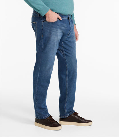 L.L.Bean Men's Comfort Stretch Performance® Jeans, Standard Fit Medium Indigo