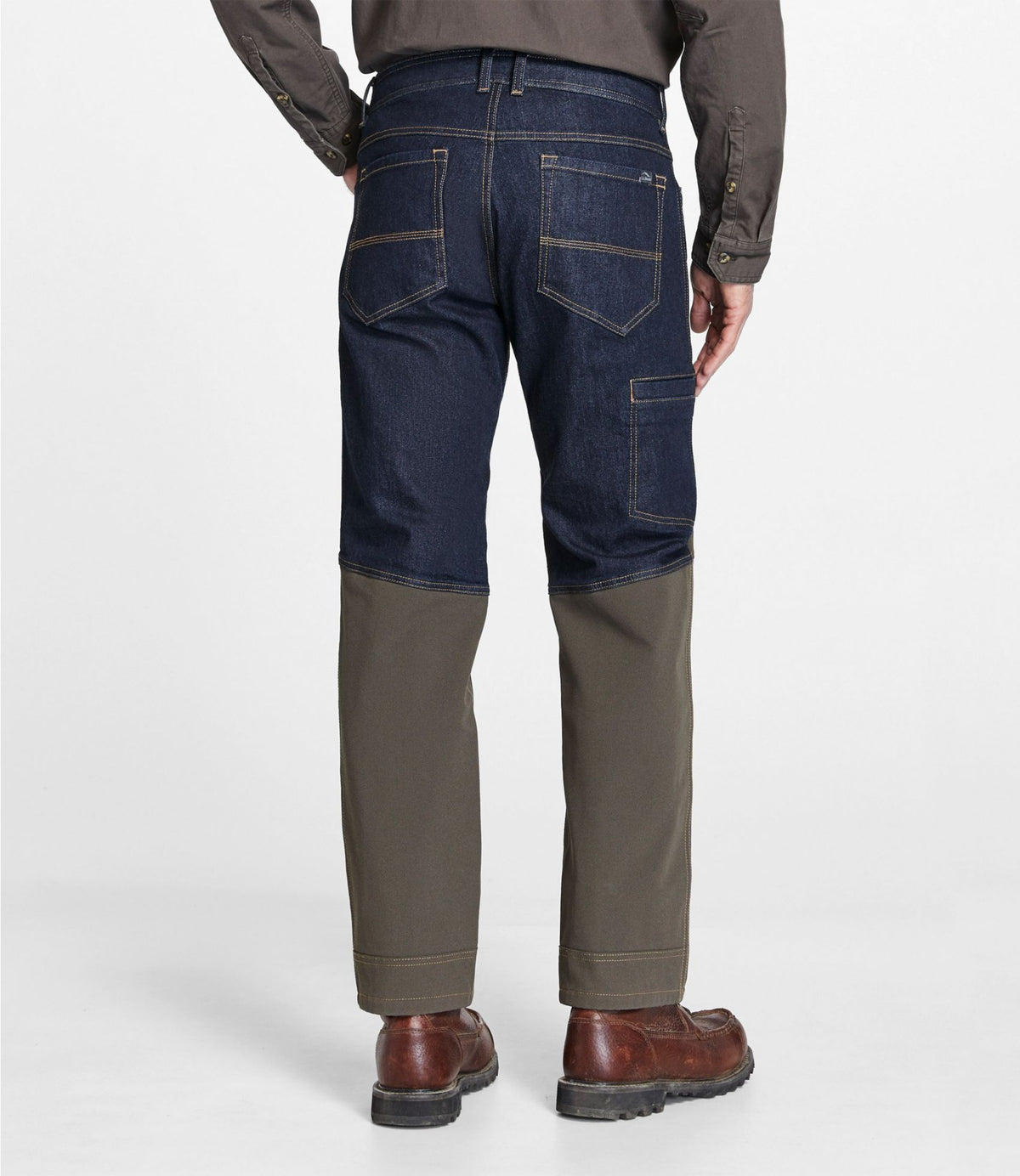 L.L.Bean Men's Stretch Briar Jeans Dark Indigo/Dark Ash
