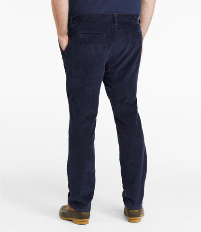 L.L.Bean Men's BeanFlex® Corduroy Pants, Chinos, Standard Fit Dune Brown