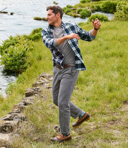L.L.Bean Men's Field Chinos, Standard Fit Dark Ash