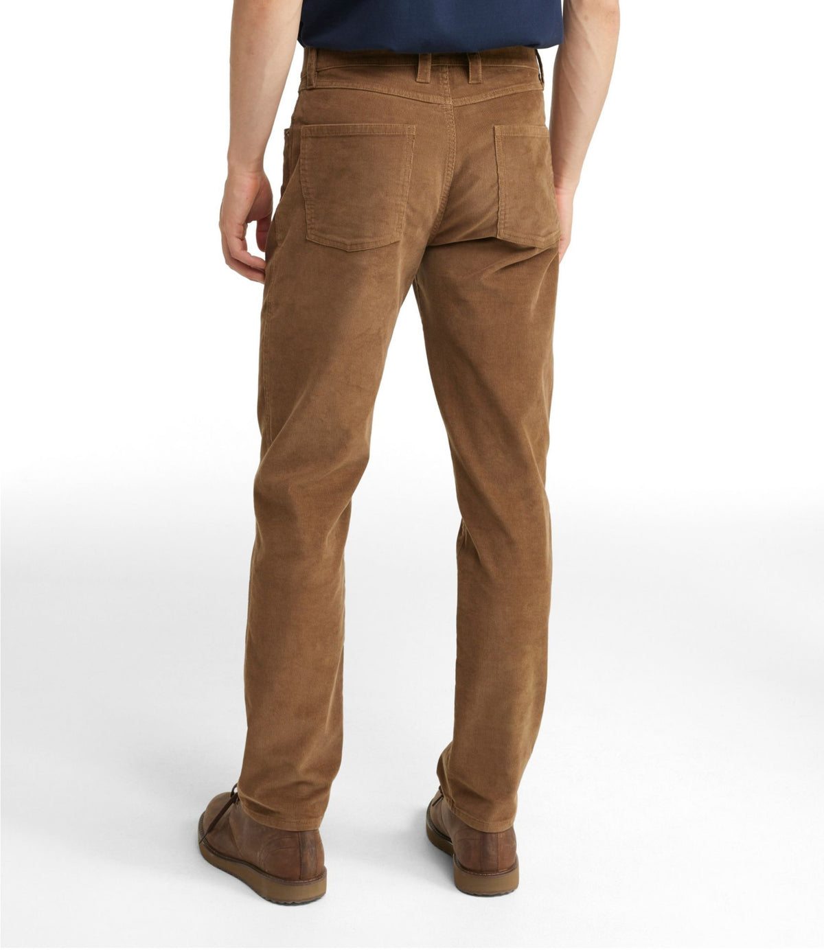 L.L.Bean Men's BeanFlex® Corduroy Pants, Five-Pocket, Standard Fit Dark Cinder