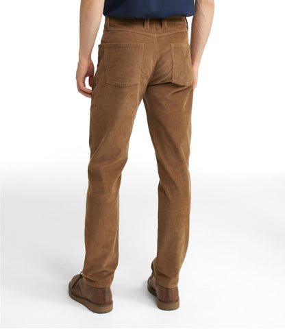 L.L.Bean Men's BeanFlex® Corduroy Pants, Five-Pocket, Standard Fit Dark Cinder
