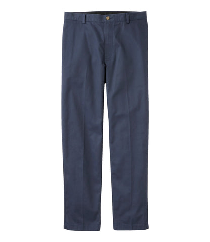 L.L.Bean Men's Wrinkle-Free Double L® Chinos, Classic Fit, Plain Front Carbon Navy