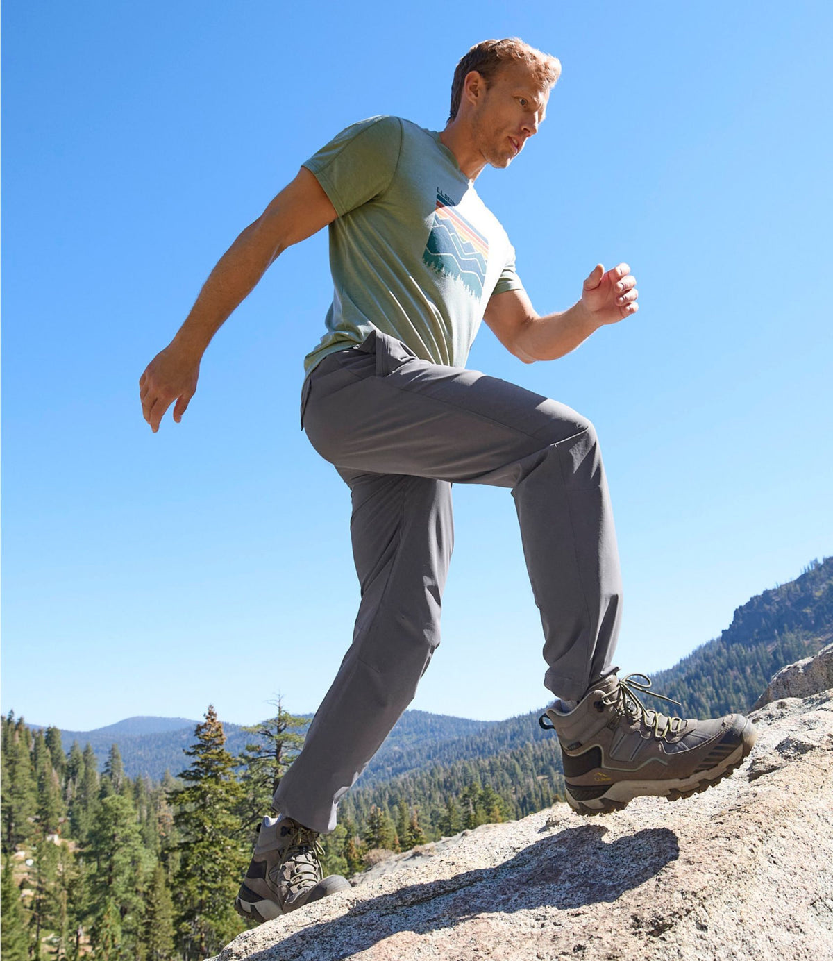 L.L.Bean Men's L.L.Bean Multisport Pants Alloy Gray