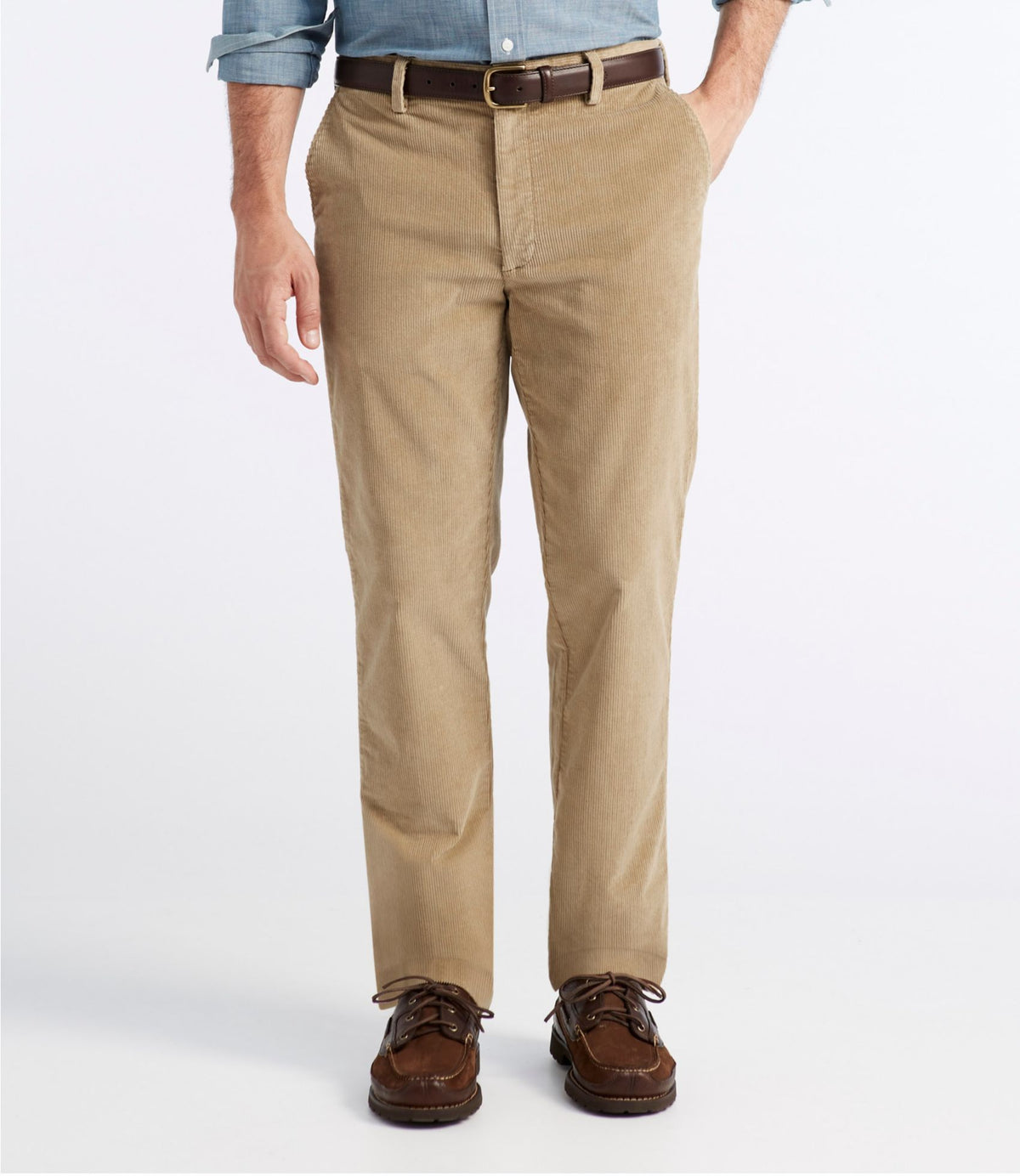 L.L.Bean Men's L.L.Bean Stretch Country Corduroy Pants, Classic Fit Antique Olive