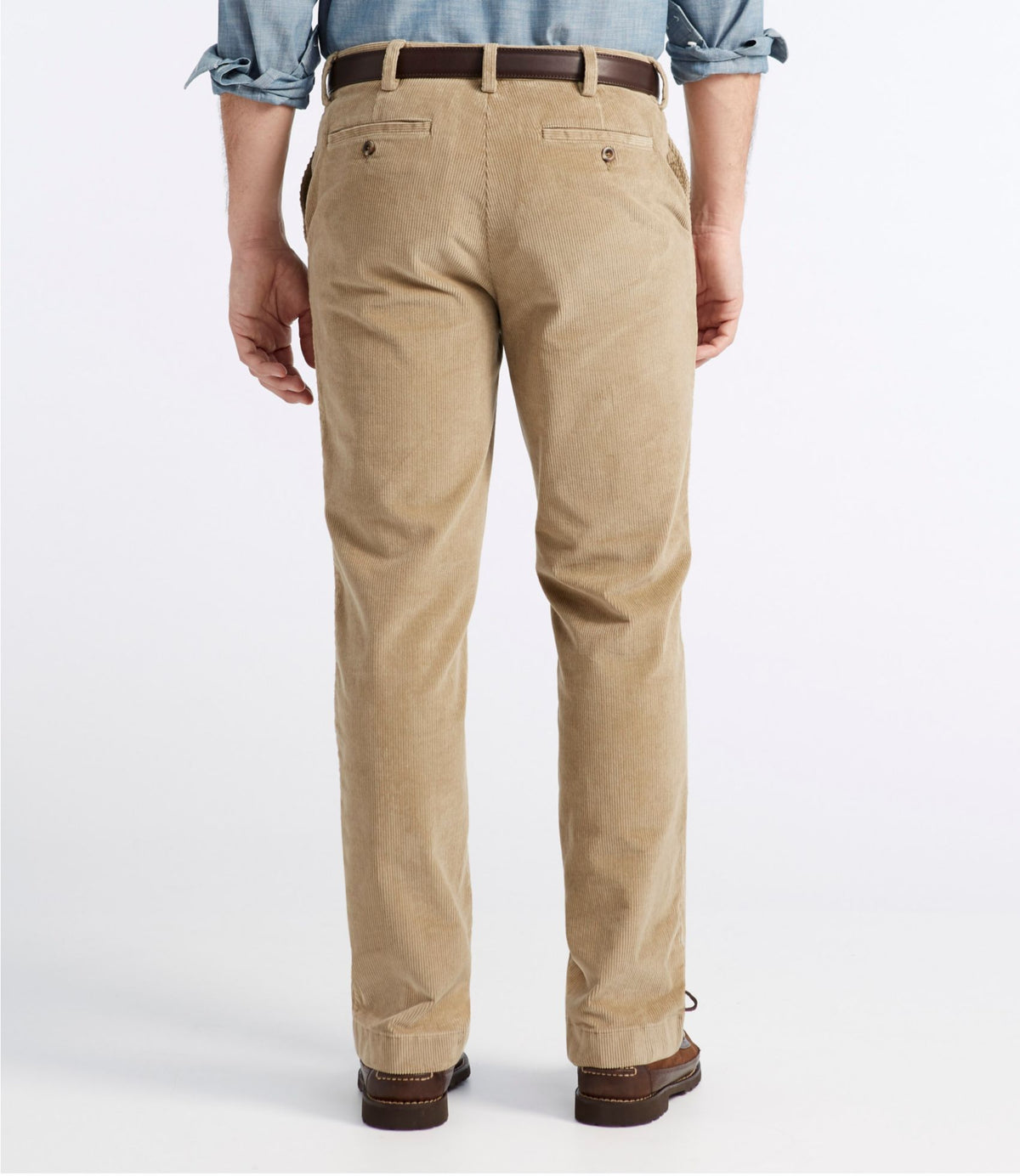 L.L.Bean Men's L.L.Bean Stretch Country Corduroy Pants, Classic Fit Antique Olive