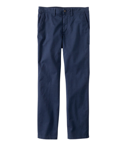 L.L.Bean Men's Sunwashed Khaki Pants, Standard Fit Carbon Navy