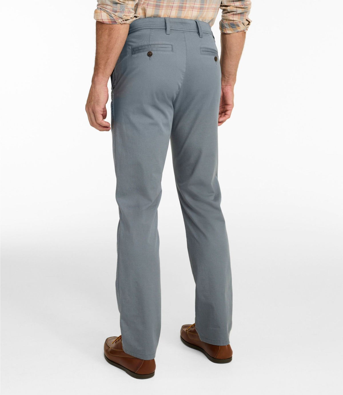 L.L.Bean Men's Sunwashed Khaki Pants, Standard Fit Carbon Navy