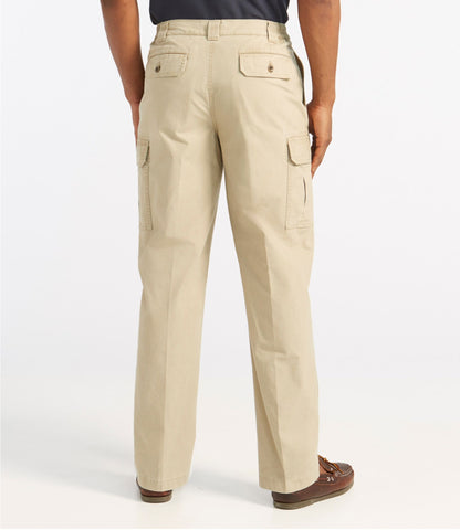 L.L.Bean Men's Tropic-Weight Cargo Pants, Natural Fit, Comfort Waist Dusty Olive