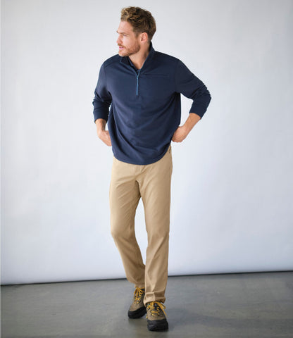 L.L.Bean Men's VentureStretch Five-Pocket Pants, Standard Fit Carbon Navy