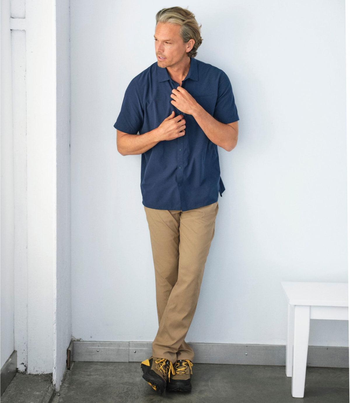 L.L.Bean Men's VentureStretch Five-Pocket Pants, Standard Fit Carbon Navy