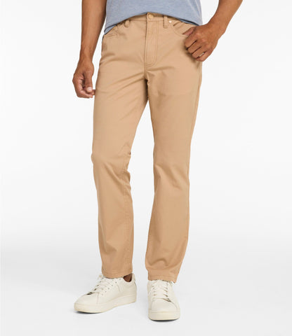 L.L.Bean Men's Comfort Stretch Performance® Everywhere Pants, Five-Pocket, Standard Fit Coffee Bean