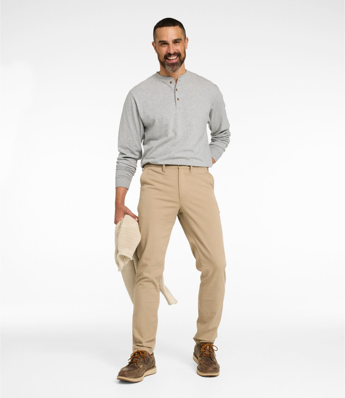 L.L.Bean Men's Comfort Stretch® Chino Pants, Slim Fit Carbon Navy