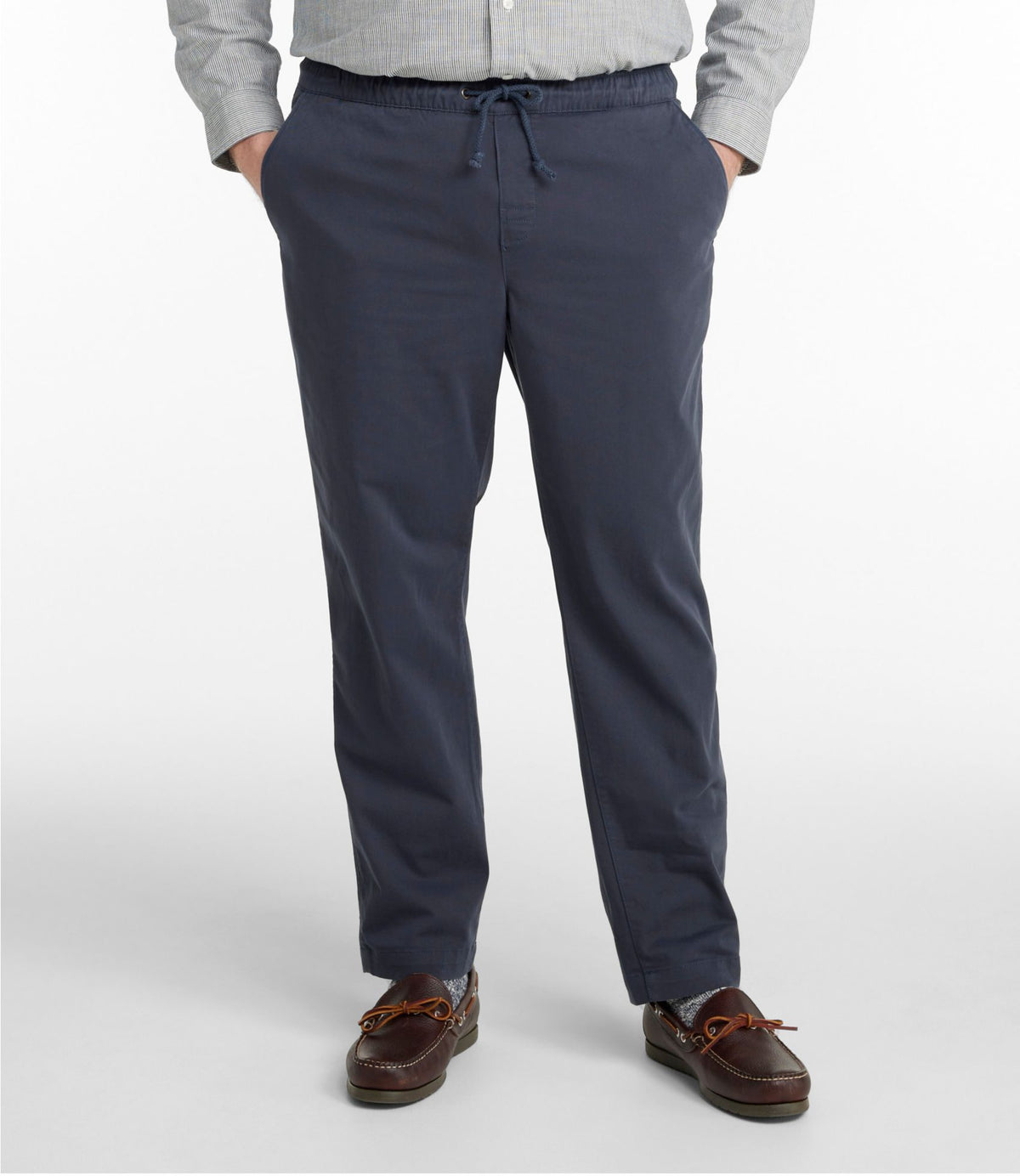 L.L.Bean Men's Comfort Stretch® Dock Pants, Standard Fit Carbon Navy