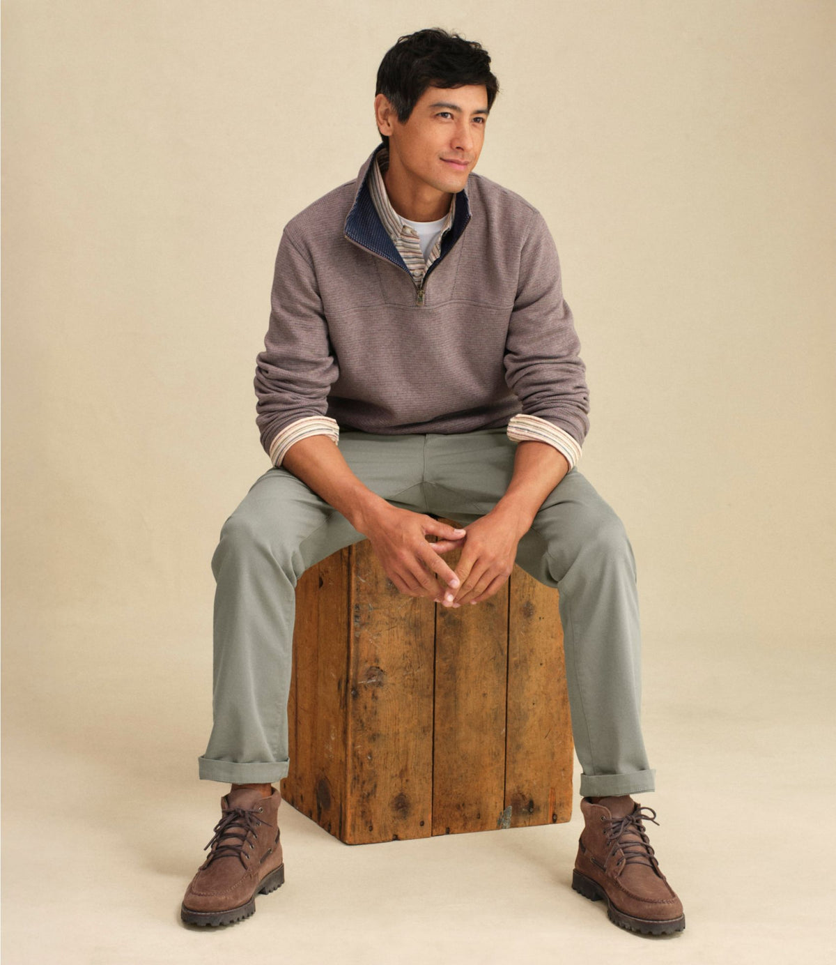 L.L.Bean Men's Comfort Stretch® Chino Pants, Standard Fit Carbon Navy