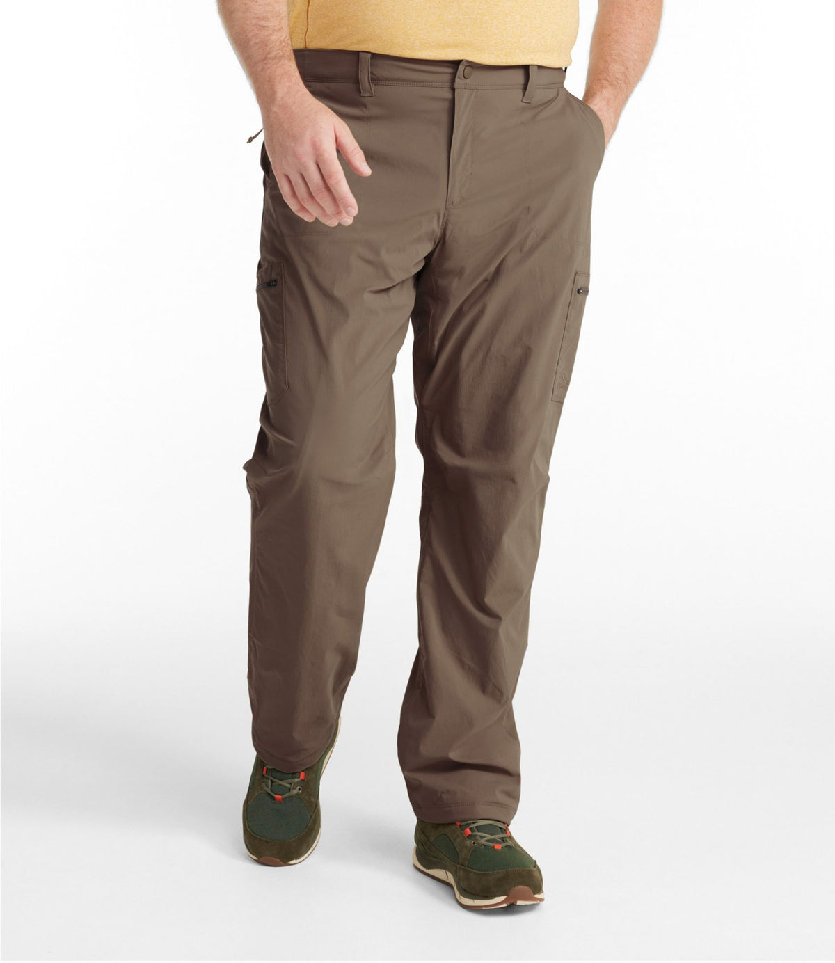 L.L.Bean Men's Cresta Pants, Standard Fit, Fleece-Lined Alloy Gray
