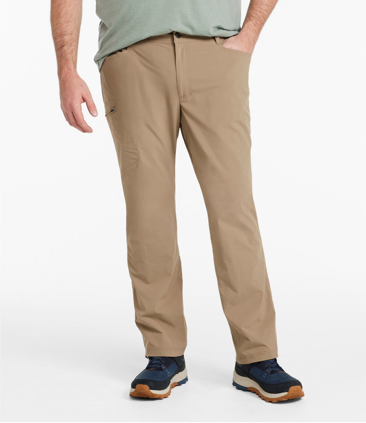 L.L.Bean Men's Water-Resistant Cresta Five-Pocket Pants, Standard Fit Carbon Navy